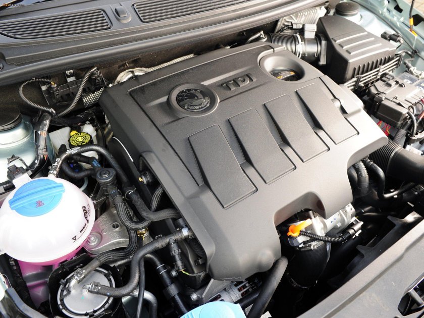 Skoda Fabia 2012 двигатель