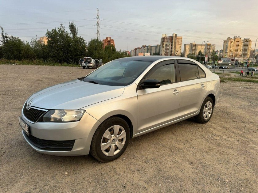 Шкода рапид 2016 серебристый