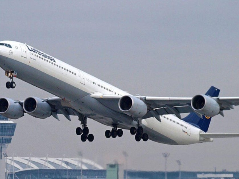 Аэробус с 4 двигателями