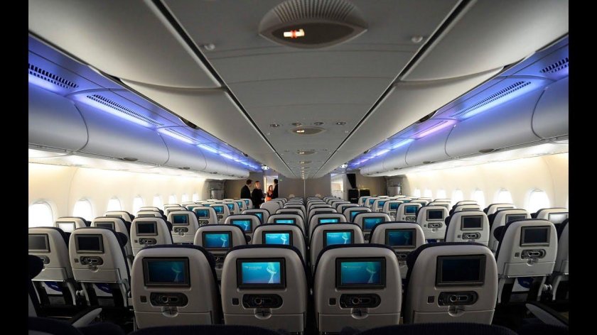 Airbus a380 салон