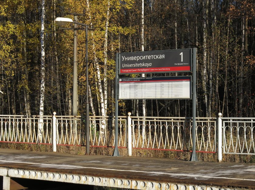 Станция университет Петергоф