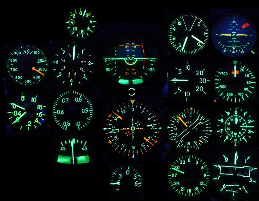 Пилотажно посадочный индикатор