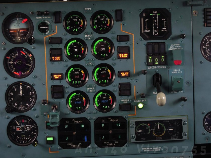 Приборная панель АН-12