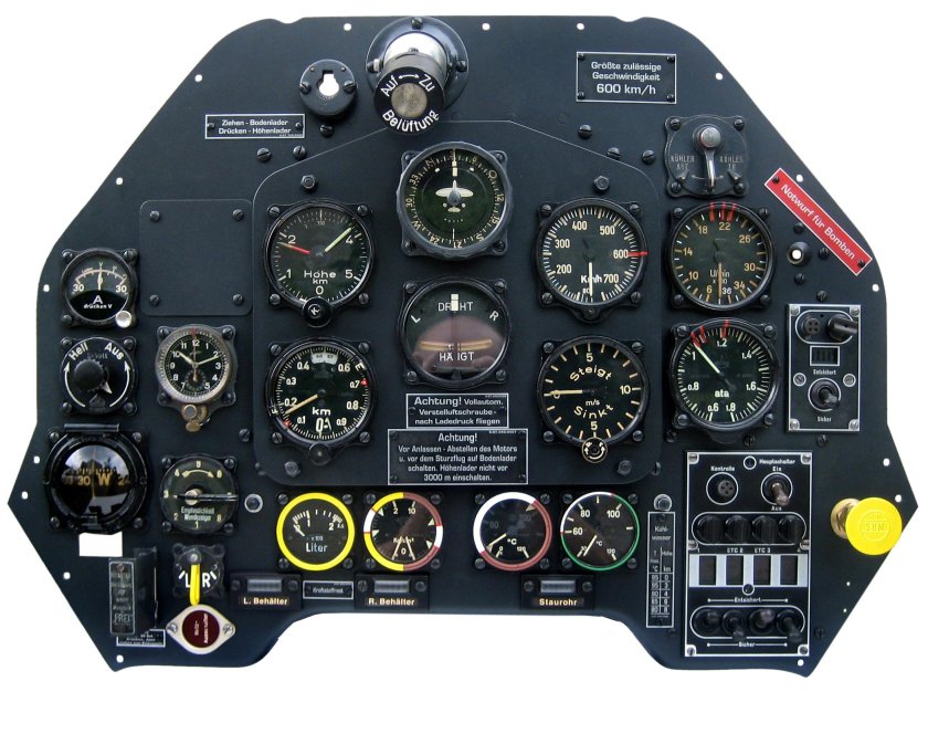 Приборная панель самолета ил 2