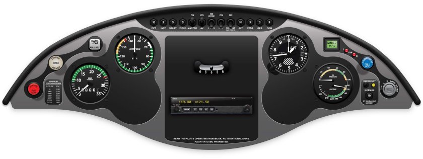 Приборная панель Пайпер па 18