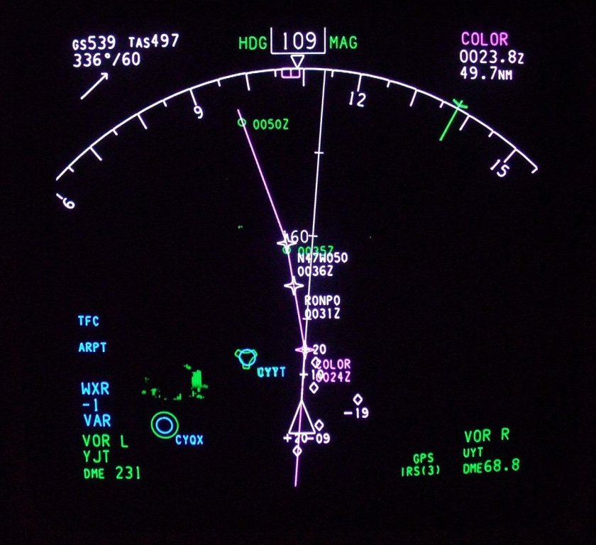 Navigation display a320