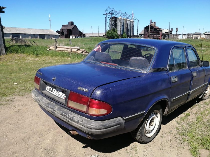 Газ 3110 волга синий