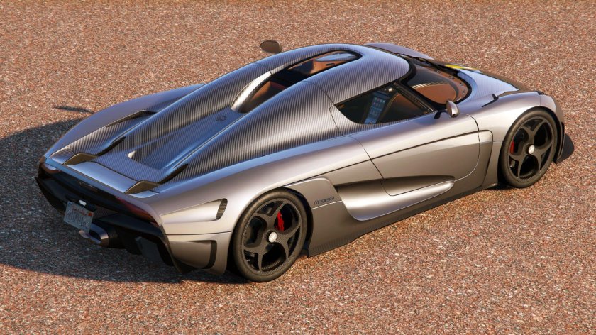Кёнигсегг Regera -город-рекламы