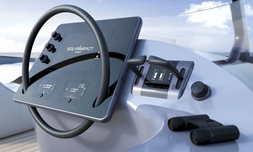 Яхта на солнечных батареях