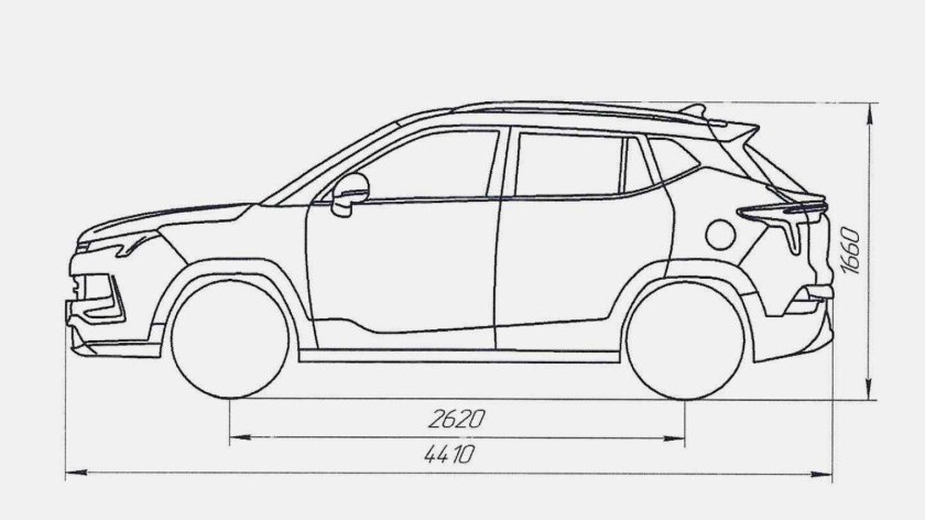 JAC js4 чертеж