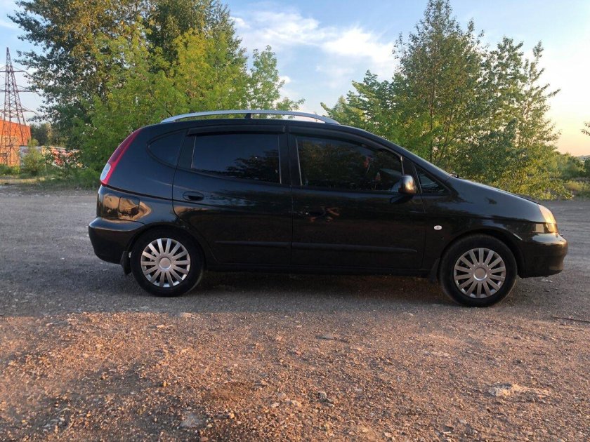 Шевроле Реззо 2007 черная
