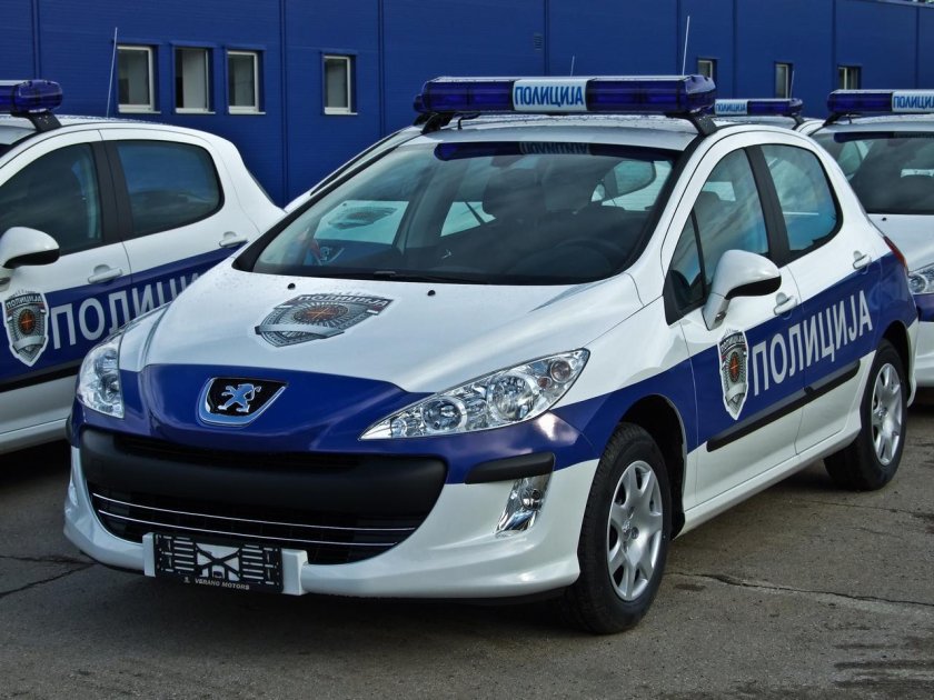 Полицейские машины Сербии