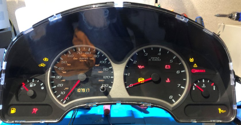 Панель приборов шевроле трейлблейзер