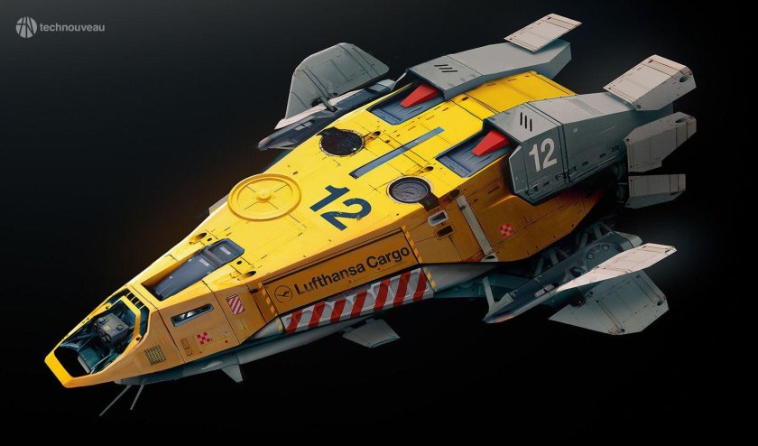 Sci Fi космический корабль Канонерка