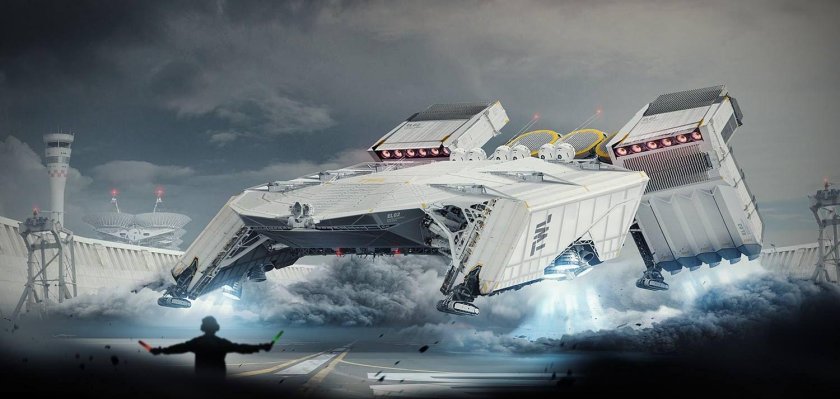 Десантный космический корабль Star Citizen