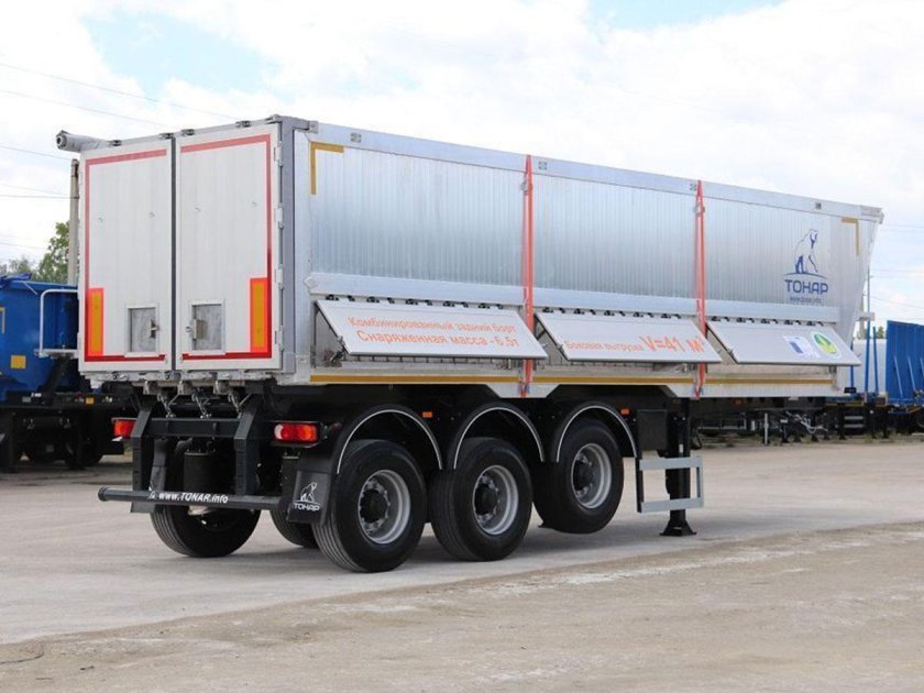 Тонар 9594 полуприцеп зерновоз