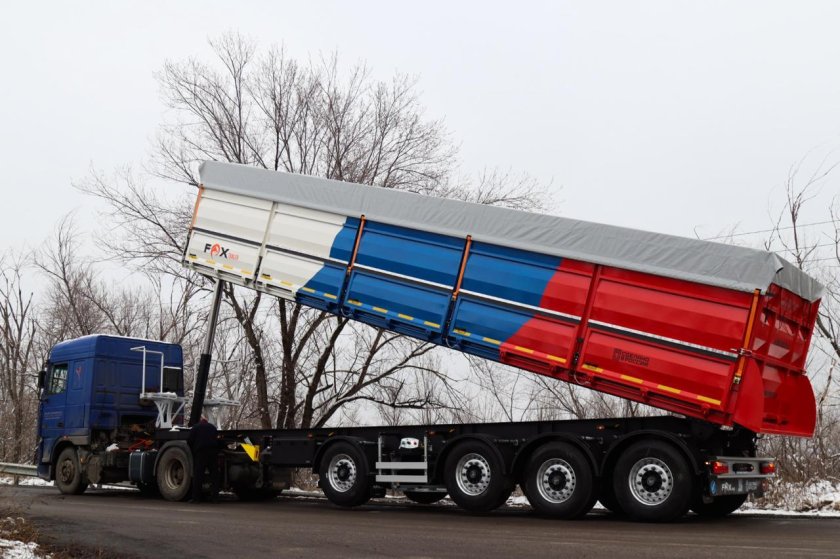 Тонар полуприцеп самосвальный зерновоз