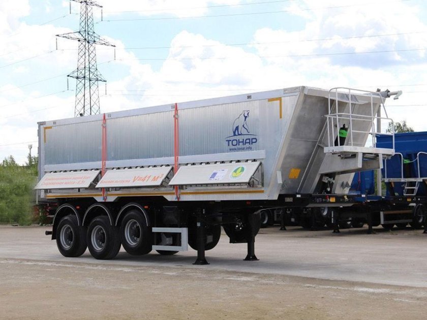 Тонар 9594 полуприцеп зерновоз