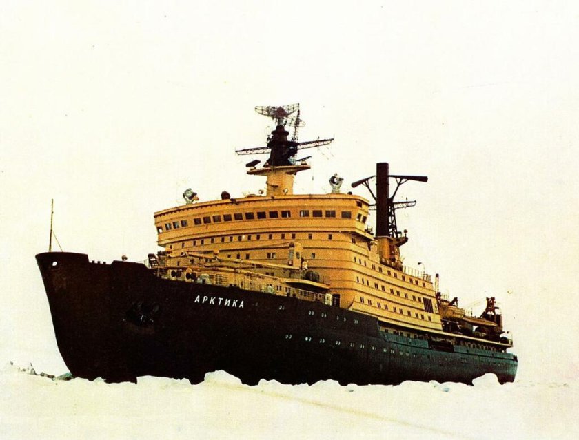 Ледокол Арктика 17 августа 1977