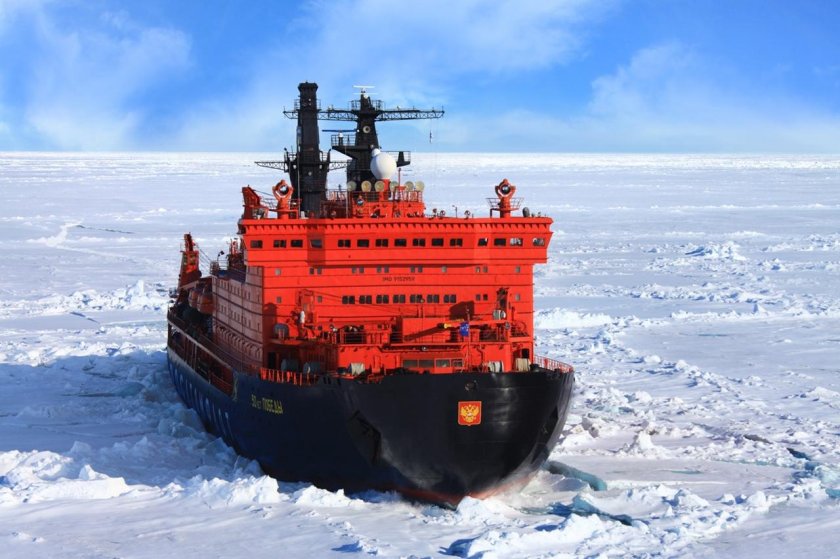 50 Лет Победы атомный ледокол