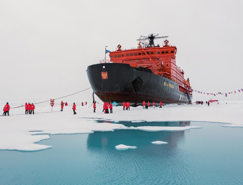 50 Лет Победы атомный ледокол