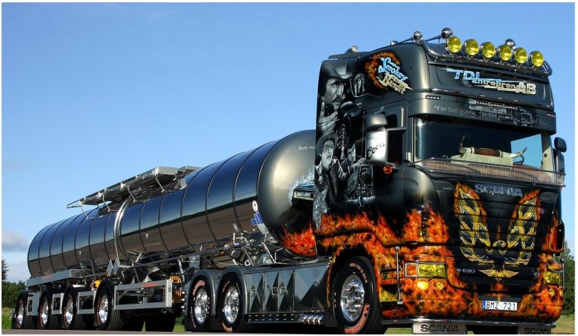 Американский грузовик Скания
