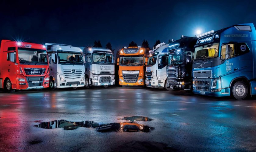 Грузовые автомобили ман Даф Вольво