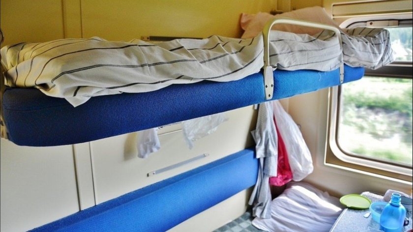 Купе РЖД верхняя полка