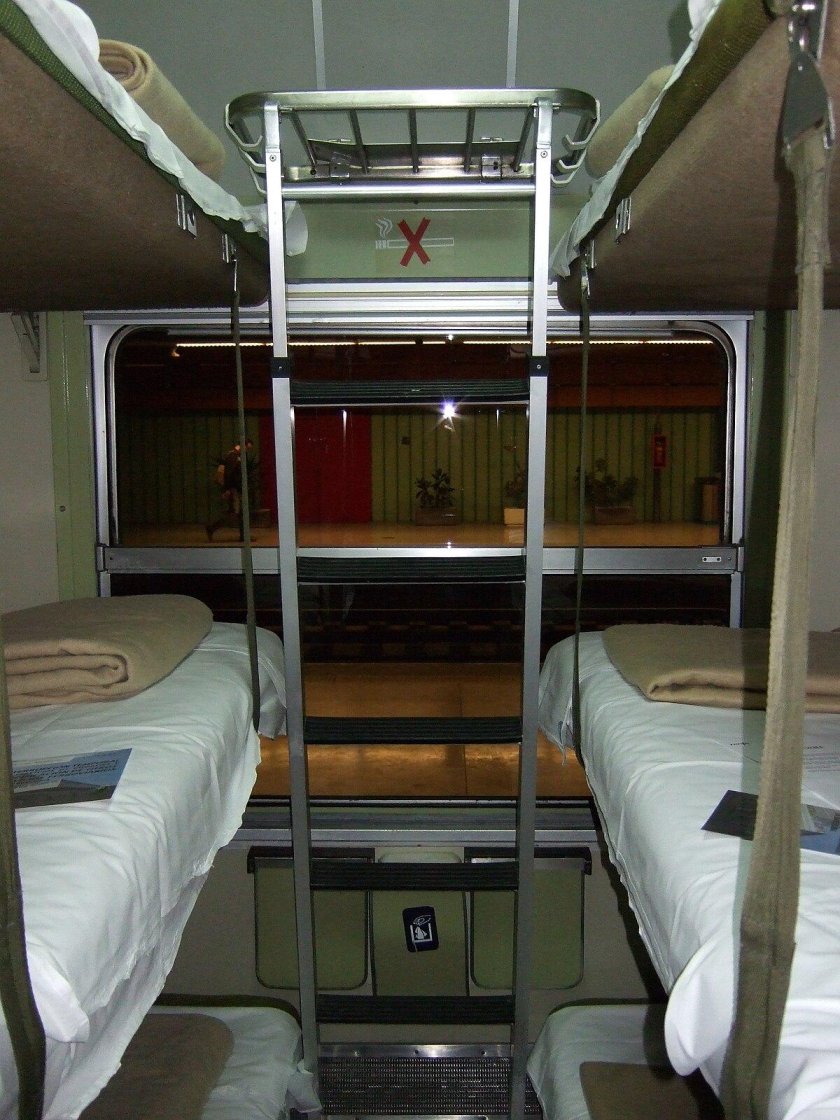 Купе РЖД верхняя полка