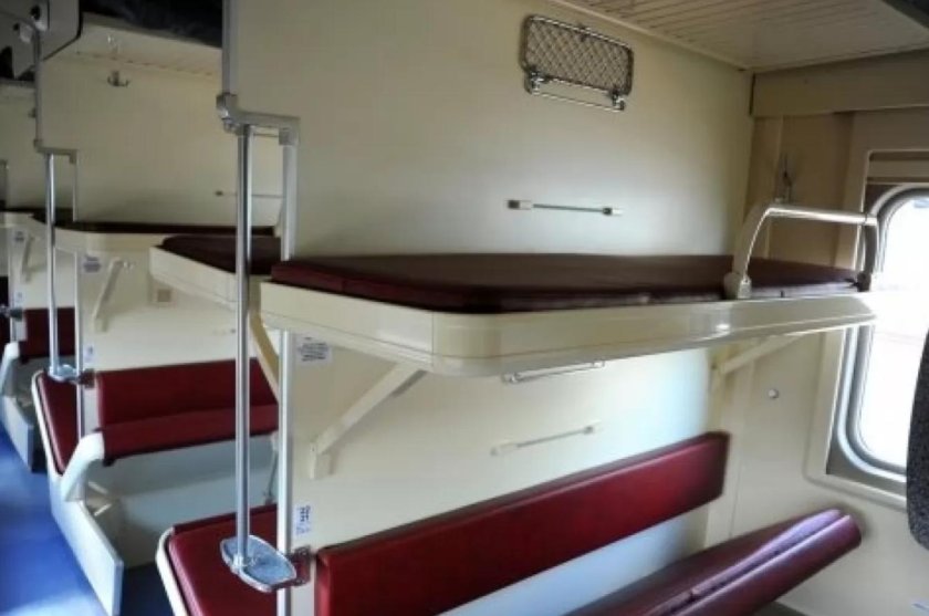 Верхняя боковая полка ржд 2022