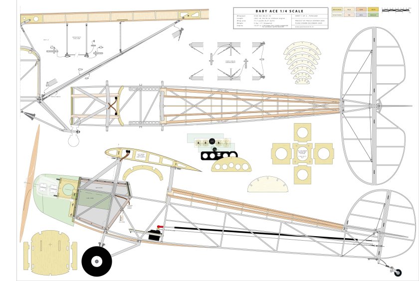 Самолет ультралайт парасоль чертежи