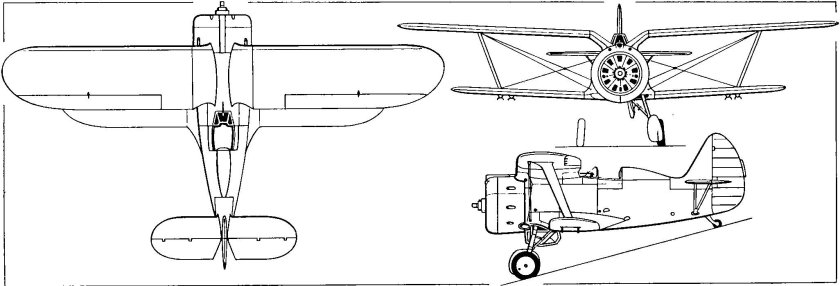 Биплан и-153 Чайка