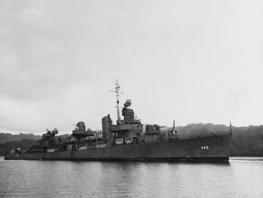 Uss fletcher dd-445