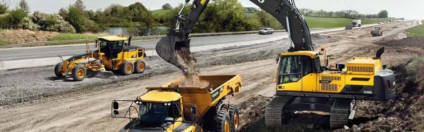 Volvo 750 экскаватор