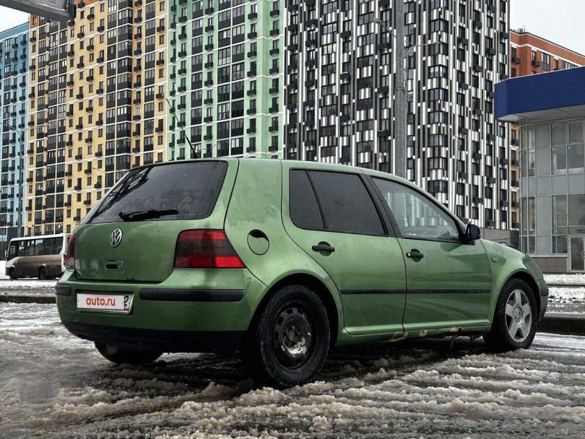Фольксваген гольф 4 зеленый
