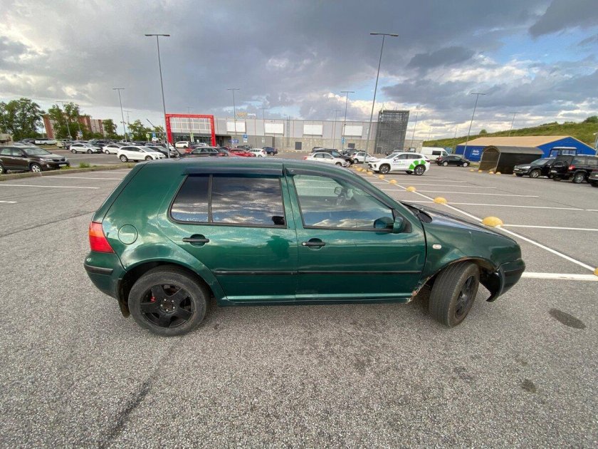 Фольксваген гольф 4 зеленый