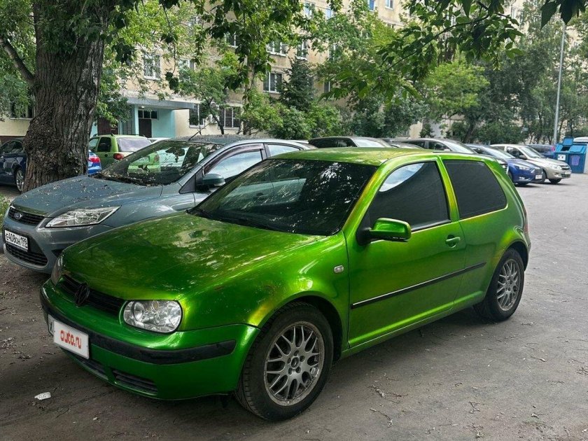 Volkswagen golf 4 зеленый