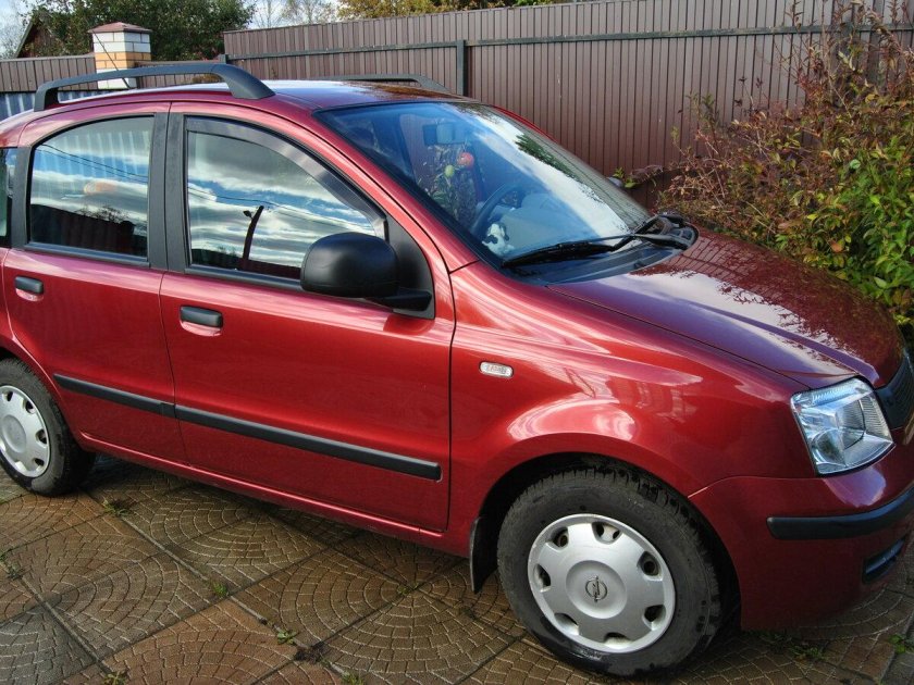 Фиат Панда красный