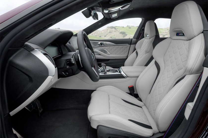 BMW m8 Gran Coupe Interior