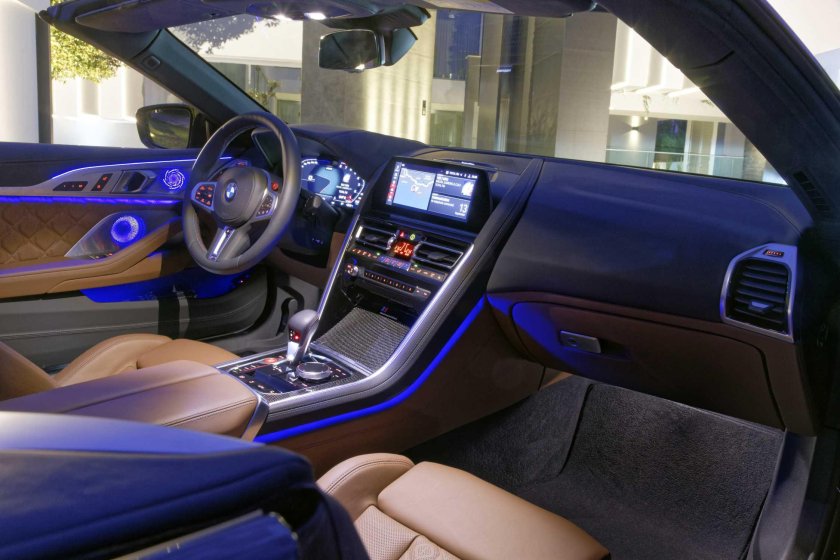 BMW m8 2021 салон