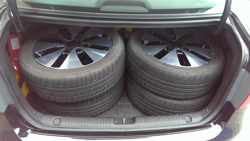 4 Колеса в багажник Киа Рио