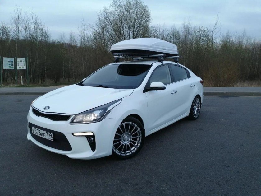 Бокс на крышу Киа Рио 4