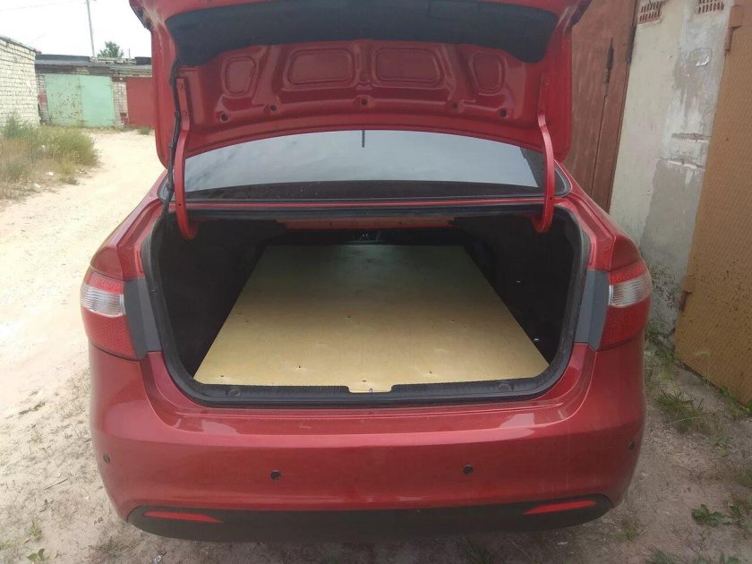 Пол багажника Киа Рио 3