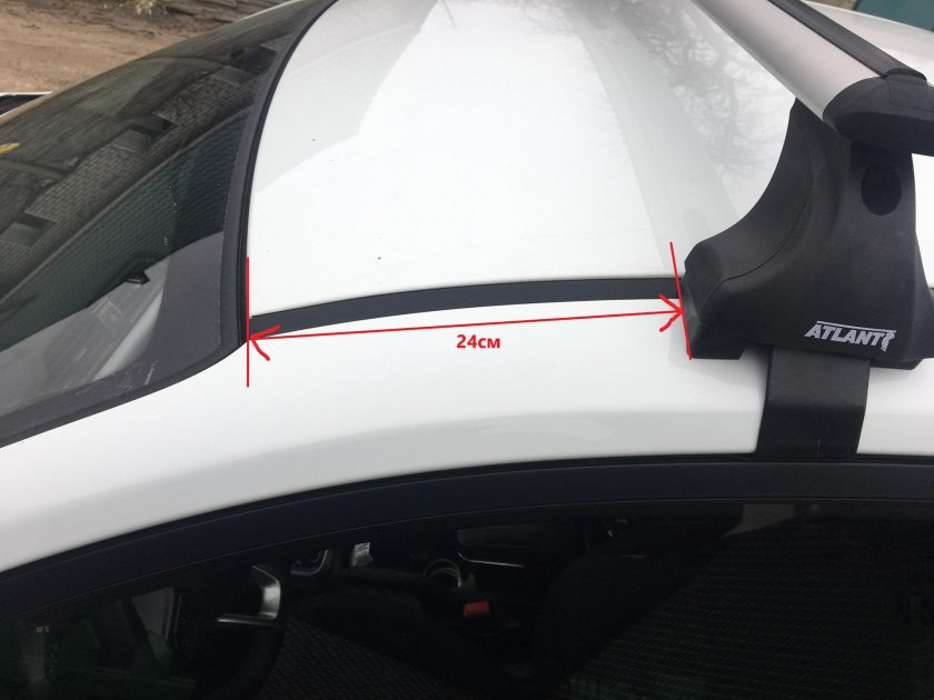 Багажник на крышу Киа Рио 3 седан