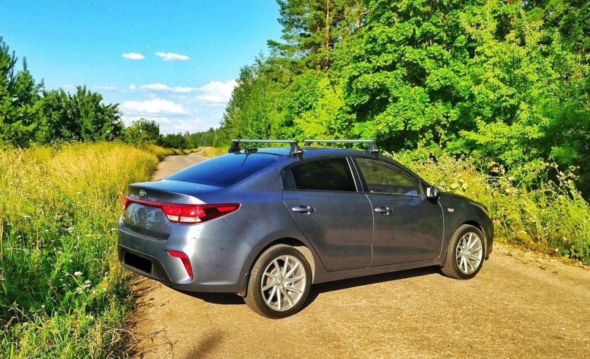 Багажник на крышу Киа Рио 4