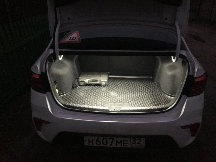 Kia Rio 2016 багажник