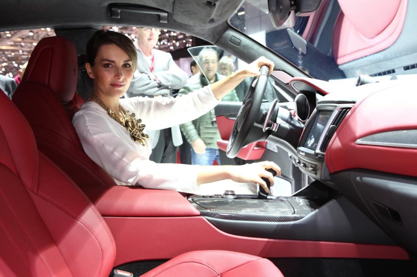 За рулем Maserati Levante