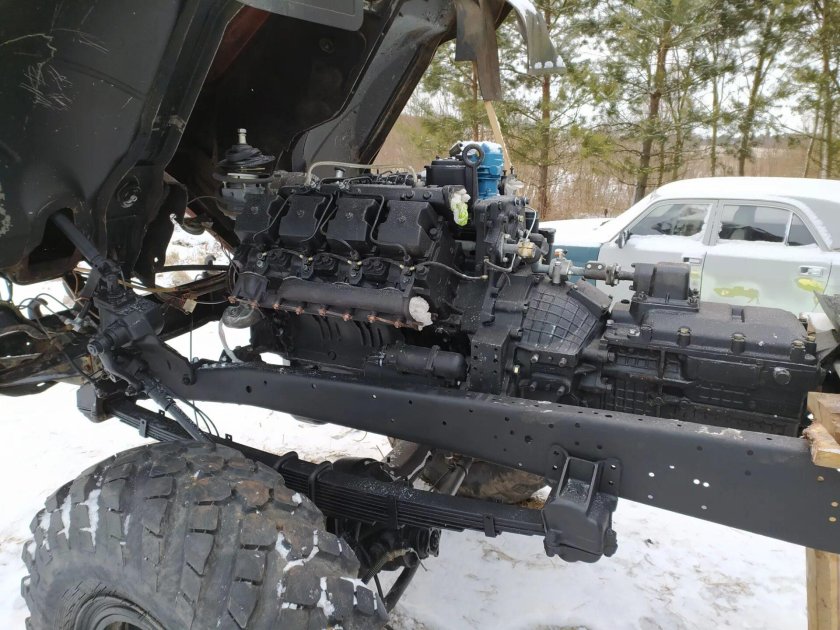 ГАЗ 66 С двигателем КАМАЗ