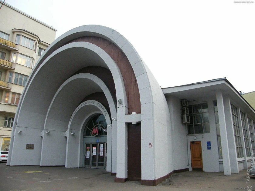 Метро красные ворота архитектура