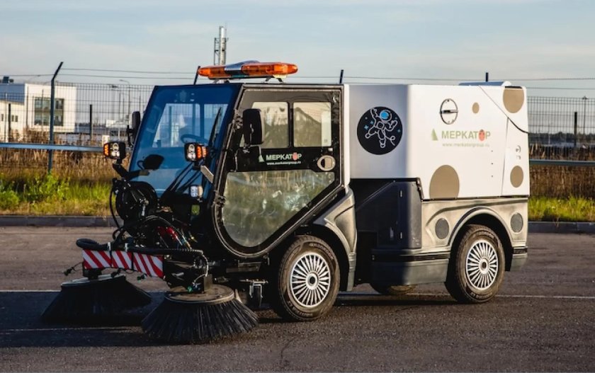 Вакуумная подметально-уборочная машина вкм-1000